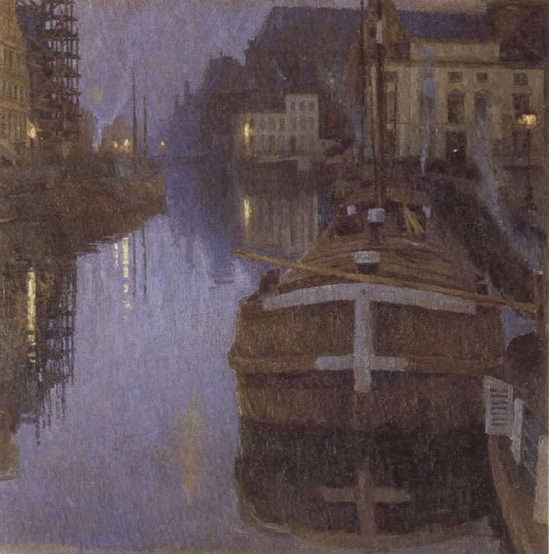 Albert Baertsoen Ghent,Evening